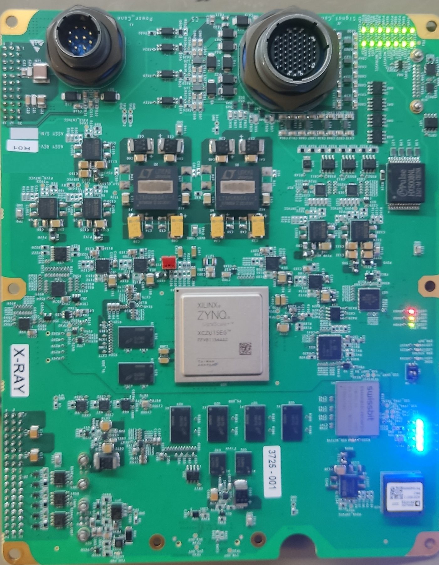 Aerospace missile defence laser system controller board