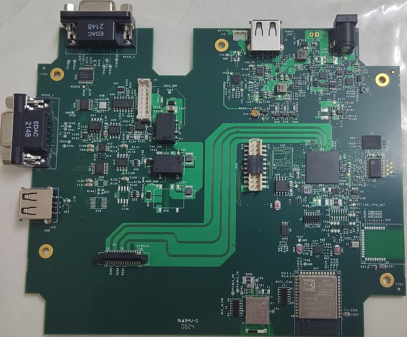 Video signals grabber board with MIPI bus