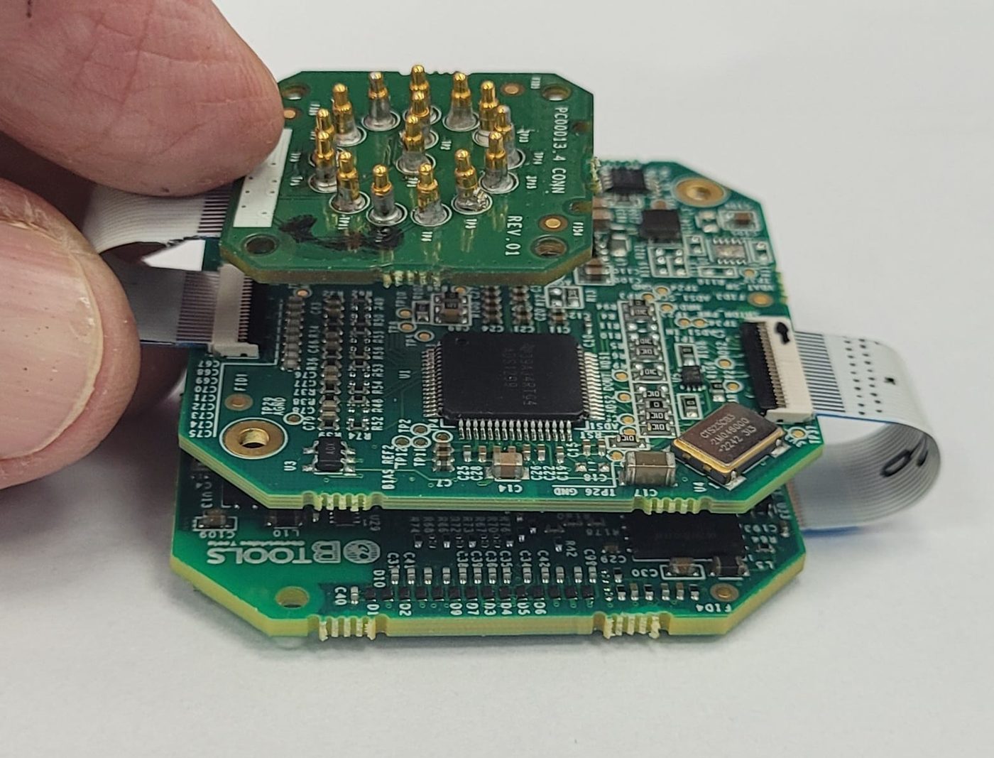 Uterine and fetal monitoring system PCB stack up