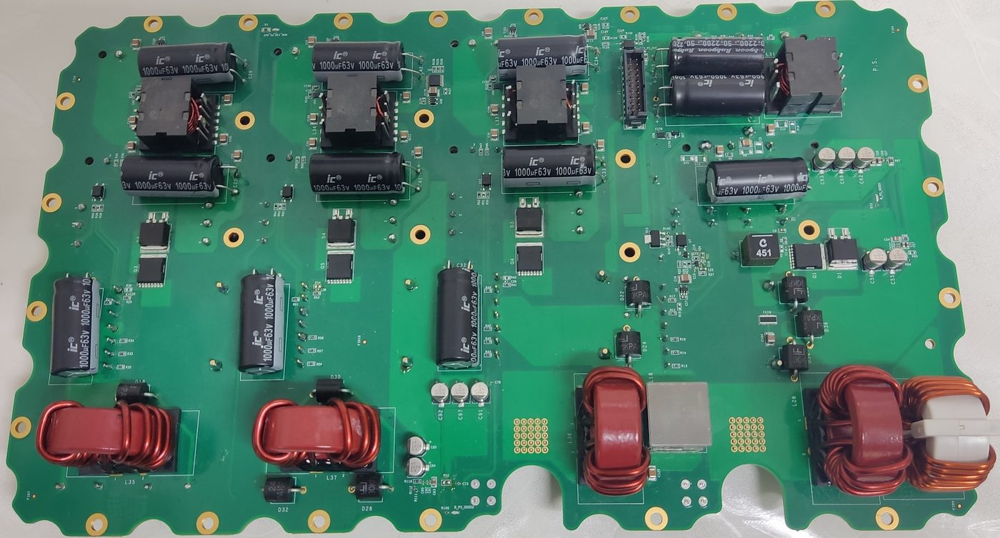 Power distribution unit bottom side